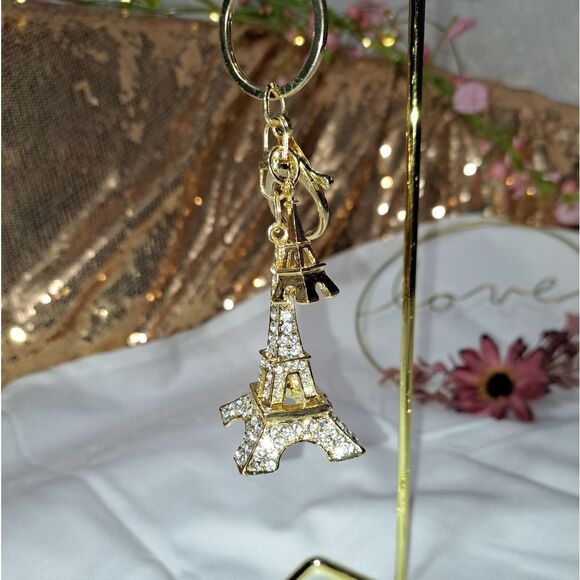 Eiffel Tower Keychain/ Bag Charm - Picture 1 of 4